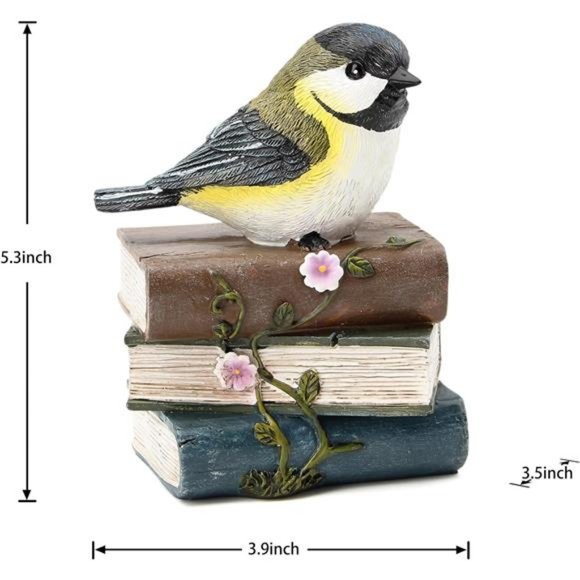 Bird Statue for Garden, Sculptures & Statues, Animal Bird Figurine - Picture 2 of 7